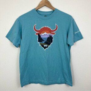 THE MOUNTAIN Buffalo Sunset Badlands National Park Tee Small